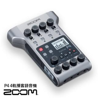 【ZOOM】P4 4軌播客錄音機 Podcast錄音機(正成公司貨)