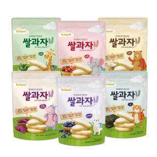 【ibobomi】嬰兒米餅綜合組6入30g
