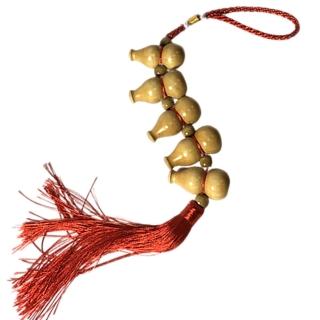 【十方佛教文物】五福臨門 木葫蘆 法寶掛飾