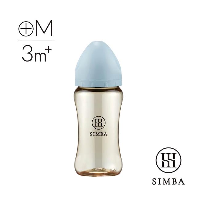 【Simba 小獅王辛巴】蘊蜜鉑金PPSU寬口防脹氣奶瓶270ml(全齡適用/主導式餵奶專用)