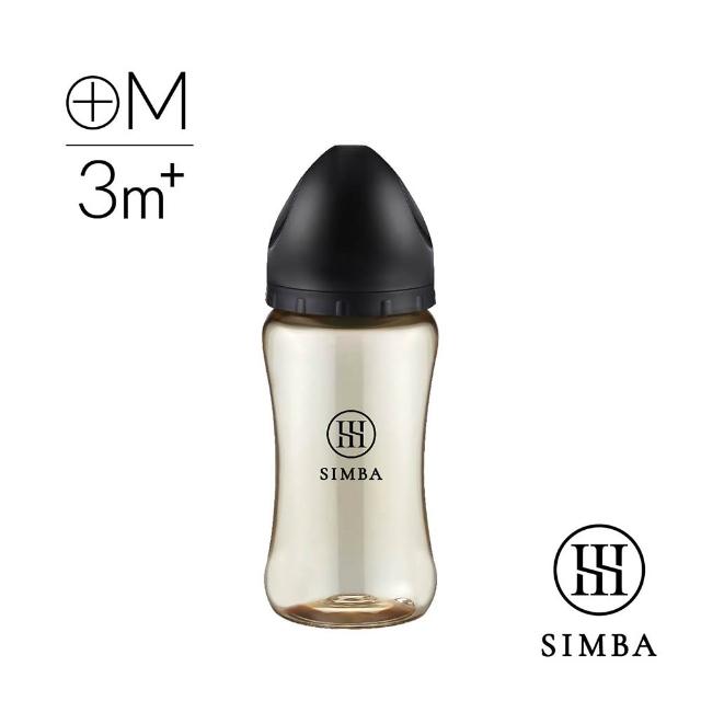 【Simba 小獅王辛巴】蘊蜜鉑金PPSU寬口防脹氣奶瓶270ml(全齡適用/主導式餵奶專用)