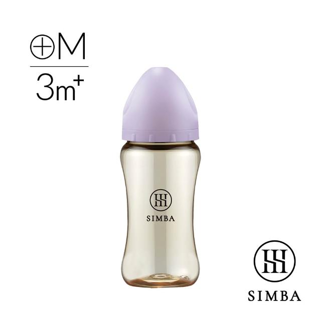 【Simba 小獅王辛巴】蘊蜜鉑金PPSU寬口防脹氣奶瓶270ml(全齡適用/主導式餵奶專用)