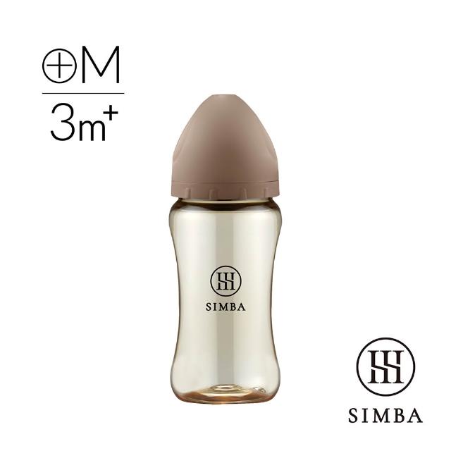 【Simba 小獅王辛巴】蘊蜜鉑金PPSU寬口防脹氣奶瓶270ml(全齡適用/主導式餵奶專用)