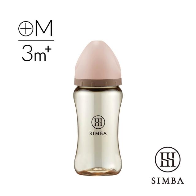 【Simba 小獅王辛巴】蘊蜜鉑金PPSU寬口防脹氣奶瓶270ml(全齡適用/主導式餵奶專用)