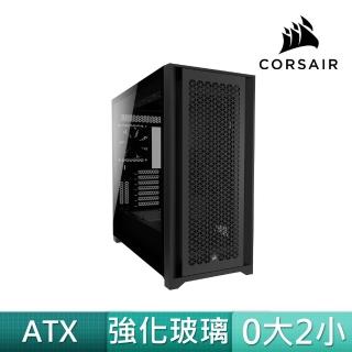 【CORSAIR 海盜船】5000D AIRFLOW 黑玻璃