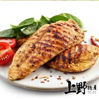 【上野物產】輕食台式香蔥舒肥雞胸肉 x12包(100g±10%/包 低卡 去皮去骨 量販包 雞胸肉)