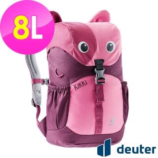 【deuter】可愛造型貓咪kikki兒童背包8L(3610421紅/暗紅/休閒書包/戶外旅遊包/動物背包)