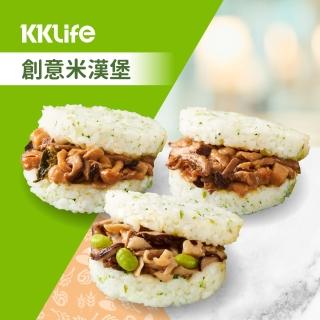 【KKLife】翠玉米漢堡180g 共12顆(180g顆; 3顆/袋)