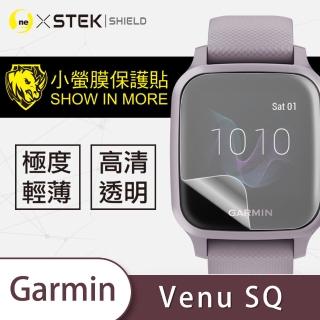 【o-one台灣製-小螢膜】Garmin Venu SQ 滿版螢幕保護貼兩入組(曲面軟膜 SGS 自動修復)