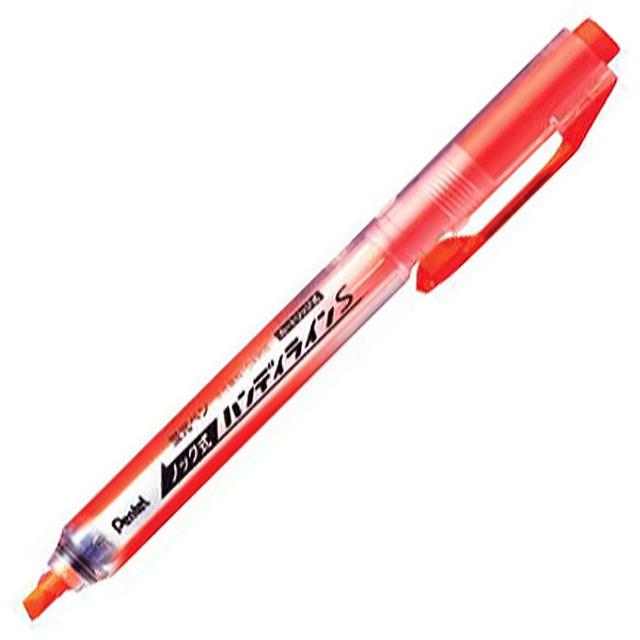 【Pentel 飛龍】SXNS15 自動螢光筆 橘(3支1包)