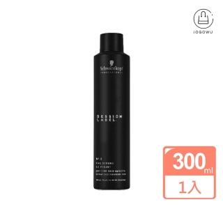 【Schwarzkopf施華蔻】黑颶風特強定型噴霧/定型液(黑瓶300ml)