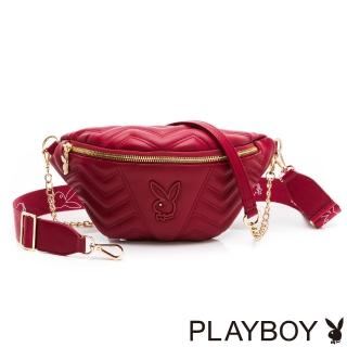 【PLAYBOY】腰包可單肩 Naughty Girl系列(紅色)