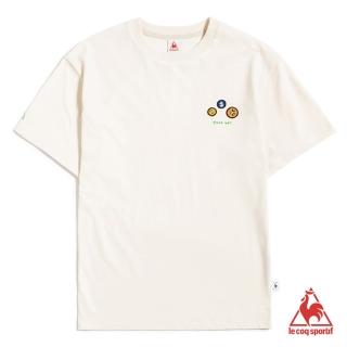 【LE COQ SPORTIF 公雞】NOVO聯名款 短袖T恤 白色 中性-LRN2320390