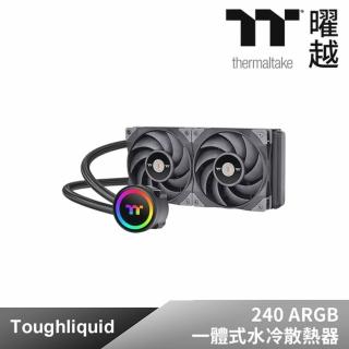 【Thermaltake 曜越】TOUGHLIQUID 360 ARGB Sync 一體式水冷散熱器(CL-W321-PL12BL-A)