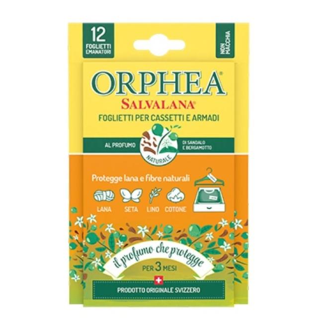 【ORPHEA 歐菲雅】書籤式衣物保護片 12片/盒(經典花香/薰衣草/原木/佛手柑)