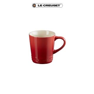【Le Creuset】瓷器V馬克杯(星火紅)