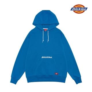 【Dickies】男款中階藍純棉Dickies字母印花連帽大學T｜DK009593B99