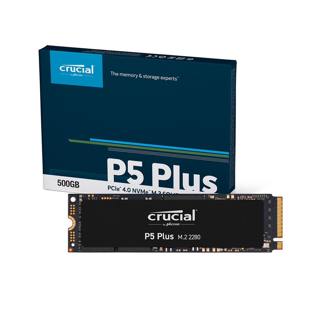 【Crucial 美光】P5 Plus 1TB PCIe M.2固態硬碟(讀：6600M/寫