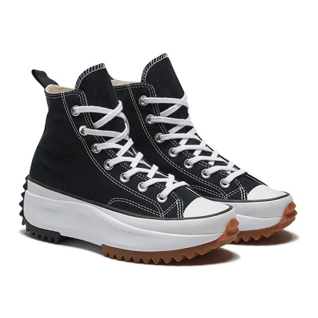 【CONVERSE品牌旗艦店】RUN STAR HIKE 高筒 低筒 厚底鞋 休閒鞋 男鞋 女鞋 黑白(168817C 166799C)
