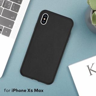 【RHINOSHIELD 犀牛盾】iPhone XS Max 6.5吋 SolidSuit 皮革防摔背蓋手機保護殼 - 黑色(獨家耐衝擊材料)