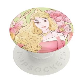 【PopSockets 泡泡騷】時尚手機氣囊伸縮支架 二代 可替換 美國 No.1(水彩風格睡美人)