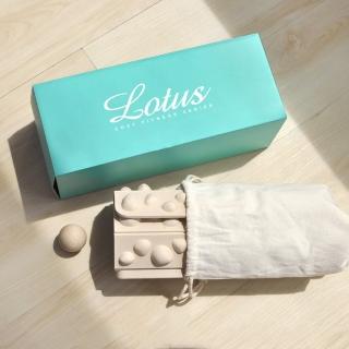 【LOTUS】台灣製可攜式遠紅外線抑菌足底按摩踏墊(贈按摩球+收納袋)
