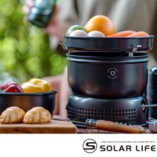 【Trangia】Storm Cooker 35-5UL黑魂版風暴酒精爐套鍋組(風暴爐 露營酒精爐 登山鍋爐 野炊防風鍋爐)