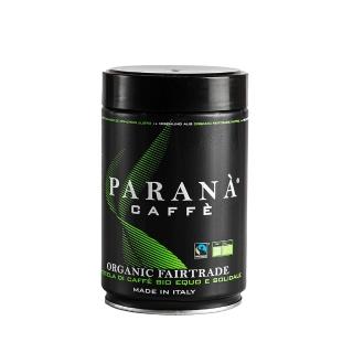 【PARANA  義大利金牌咖啡】有機公平交易咖啡粉 250gm.精品罐(★有機&公平交易認證、獨家風味口感)