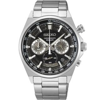 【SEIKO 精工】CS 賽車三眼計時手錶-41mm(8T63-00T0D/SSB397P1)