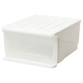 【NITORI 宜得利家居】整理盒 收納盒 FINEW L(收納盒 整理盒)