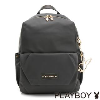 【PLAYBOY】後背包 Lively系列(灰色)