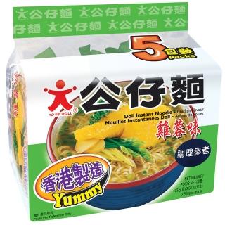 【NISSIN 日清】公仔麵 雞蓉味 速食麵(103gx5包)