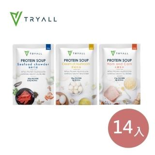 【台灣 TRYALL】新手入門組 Tryall 全口味濃湯綜合組14入組