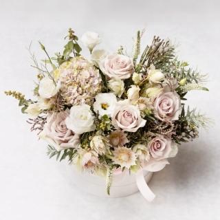 【花意空間】潘托斯 禮盒花(紀念日 生日 祝福 花禮)