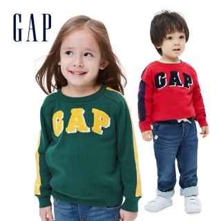 【GAP】幼童裝 Logo內刷毛毛衣 男女同款(多色可選)