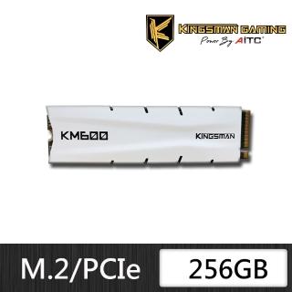 【AITC 艾格】KINGSMAN KM600_256GB M.2 PCIe SSD TLC(讀：2500M/寫：1800M)