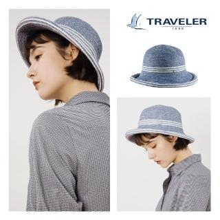 【TRAVELER 旅行者】女款-防曬編織帽_211AE512-55(防曬帽/吸濕排汗)