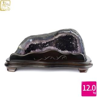 【吉祥水晶】巴西紫水晶洞 12kg(聚氣聚福)