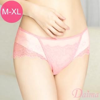 【Daima 黛瑪】歐系透肌蕾絲性感彈力親膚內褲M-XL(豆沙)