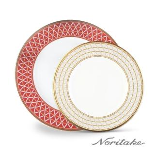 【NORITAKE】芎頂虹光-雙盤組 中式圓盤+展示盤(28CM+24.5CM)
