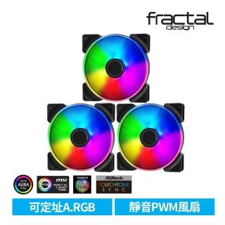 【Fractal Design】Prisma AL-14 PWM ARGB 14cm風扇-三包裝