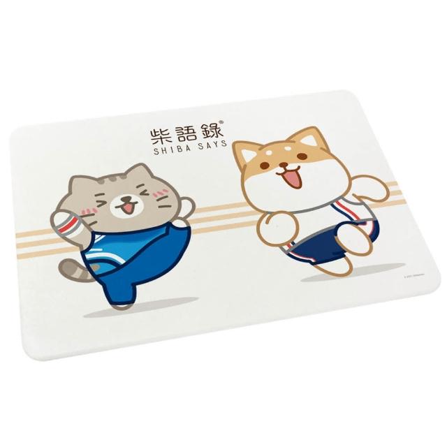 【收納王妃】柴語錄 太子 阿吉 硬式珪藻土 吸水 地墊  硅藻土 腳踏墊尺寸:60x39x0.9cm