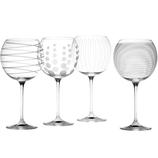 【CreativeTops】Mikasa紋飾勃根地紅酒杯4入(750ml)