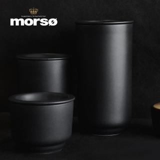 【丹麥Morso】皇家黑爵士陶瓷密封儲物罐-1.2L(防潮密封罐 儲物罐 陶瓷罐 收納罐)