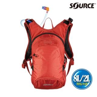 【SOURCE】戶外健行水袋背包 Fuse 8L - 背包8L/水袋2L(登山 單車 自行車 跑步 補水 抗菌)