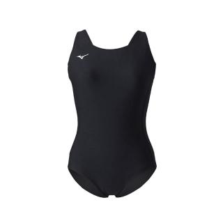 【MIZUNO 美津濃】SWIM 女連身泳衣-泳裝 游泳 競賽 美津濃 黑銀(N2MA1C0109)