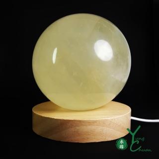 【YC 寶石】天然招財冰晶球-可當夜燈(K76)
