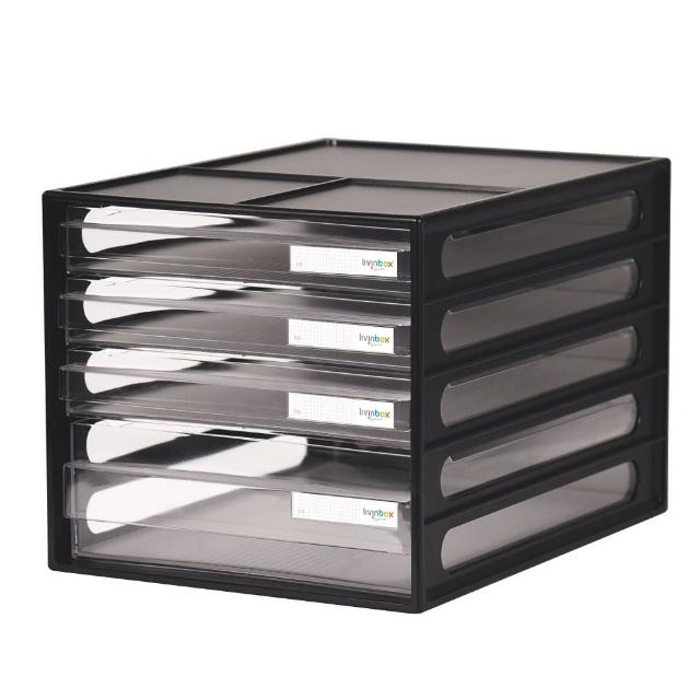 【livinbox 樹德】DD-1213 A4資料櫃-4抽(可堆疊/收納盒/小物收納)