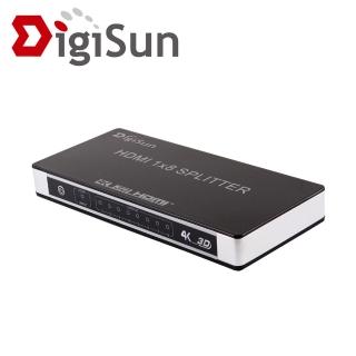【DigiSun 得揚】VH718Z 4K2K HDMI一入八出分配器