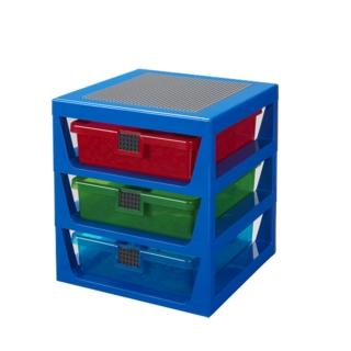 【Room Copenhagen】樂高 LEGO 樂高玩具收納三層架-藍色(40950002)